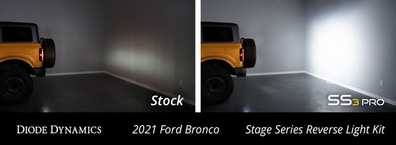 Diode Dynamics 21-22 Ford Bronco C2 Pro Stage Series Reverse Light Kit - DD7356