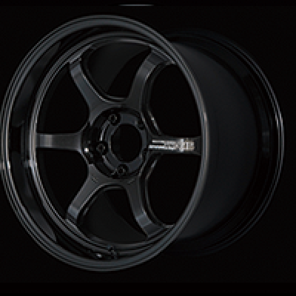 Advan R6 18x8.0 +48 5-112 Racing Titanium Black Wheel - YA68G48MTB by Advan