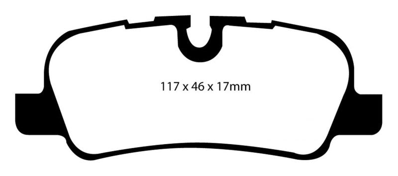 EBC 05-10 Land Rover LR3 4.4 Ultimax2 Rear Brake Pads - UD1099