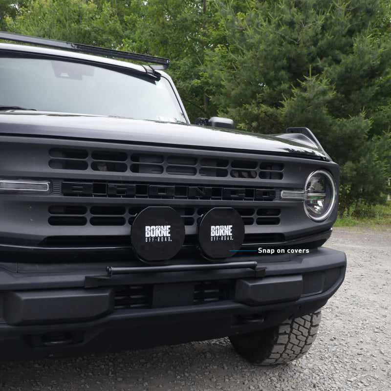 Borne Off-Road Light (Kit of 2) 7in Round - BNLT-RD7-2