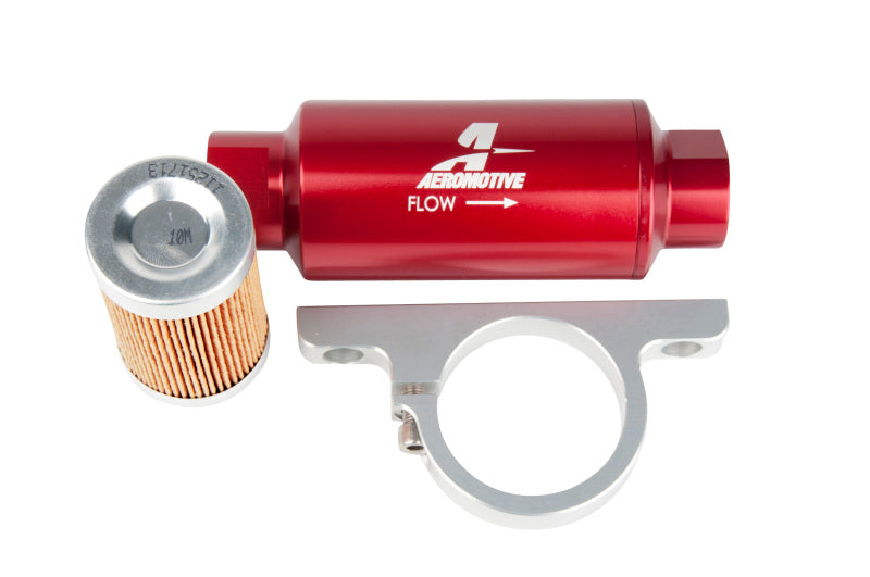 Aeromotive Filter / Bracket Combo Kit - 12301 Filter / 12305 Billet Bracket - 12336