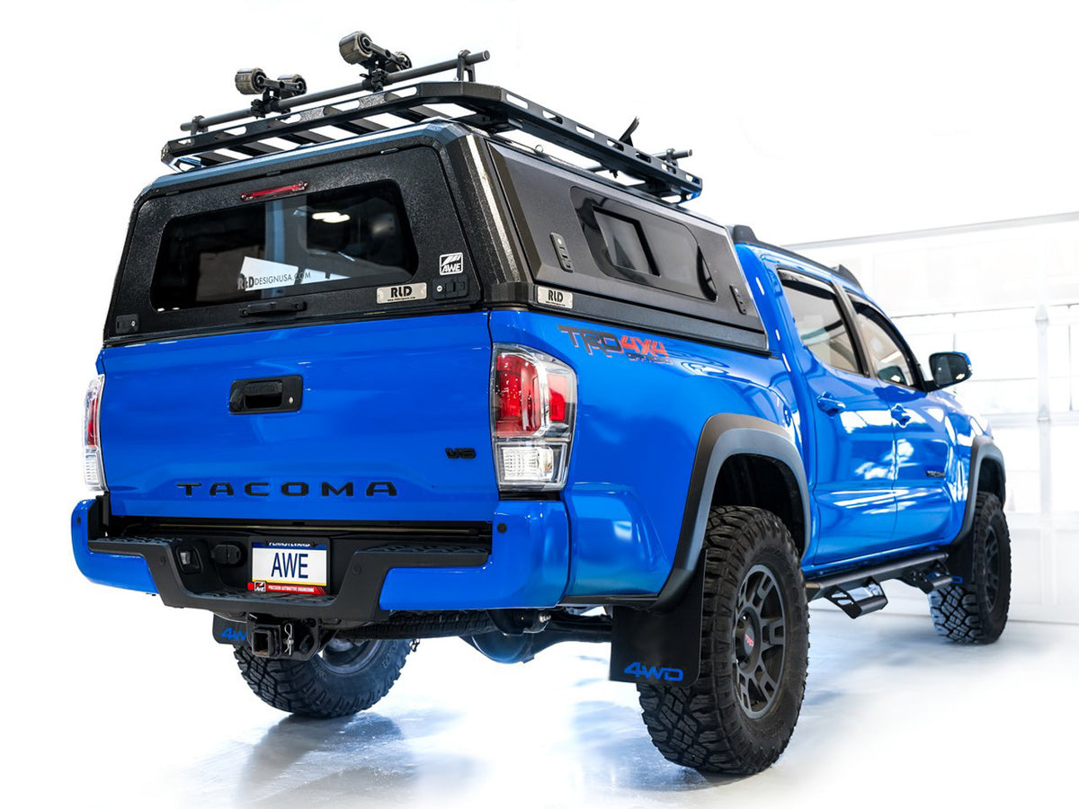 AWE 2016-2022 Toyota Tacoma 0FG Exhaust with BashGuard - No Tips - 3015-31826