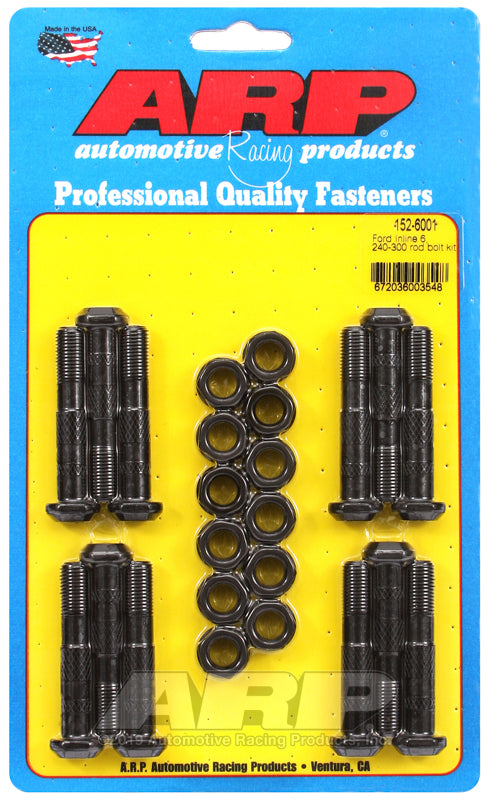 ARP Ford Inline 6 240-300 Rod Bolt Kit - 152-6001