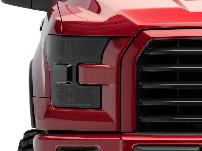 Raxiom 15-17 Ford F-150 Axial OEM Style Rep Headlights- Chrome Housing- Smoked Lens - T551346