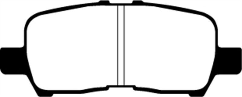 EBC 05-09 Buick Allure (Canada) 3.6 Greenstuff Rear Brake Pads - DP21684