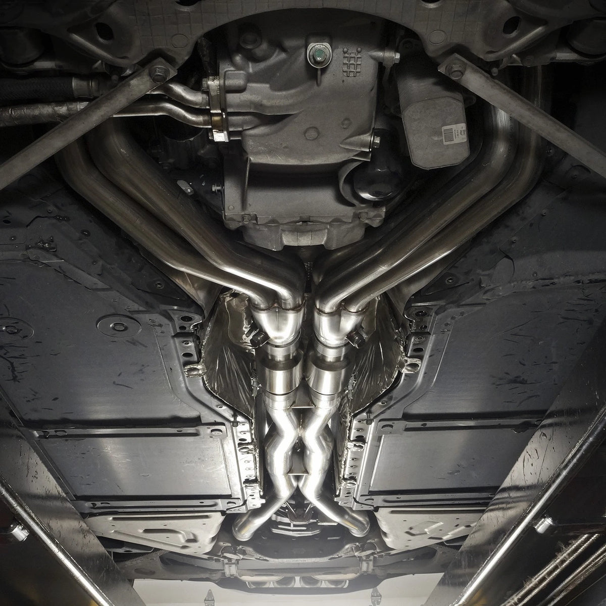 Stainless Works - 2014-19 Corvette C7 Long Tube Header Kit - C7188CAT
