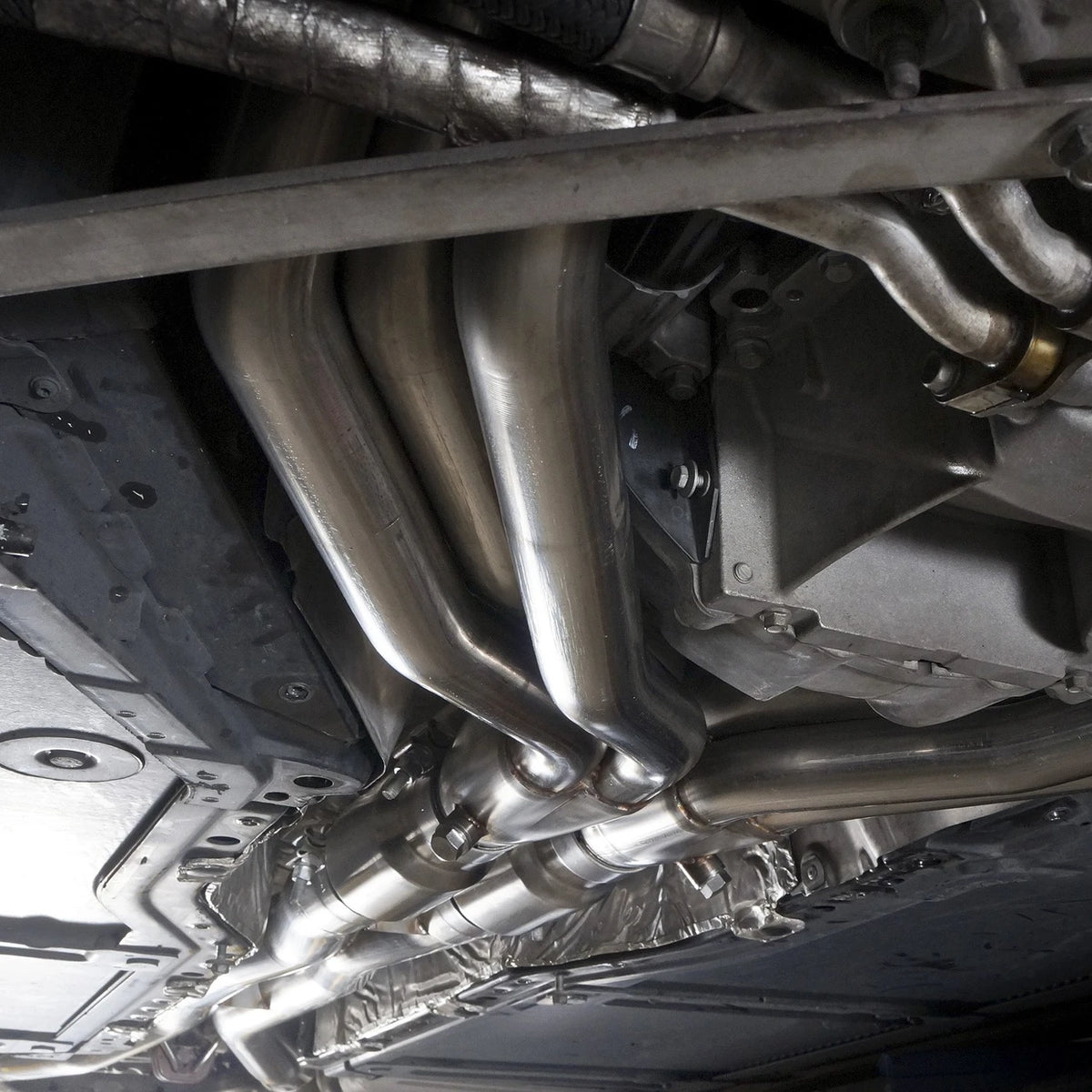 Stainless Works - 2014-19 Corvette C7 Long Tube Header Kit - C72CAT