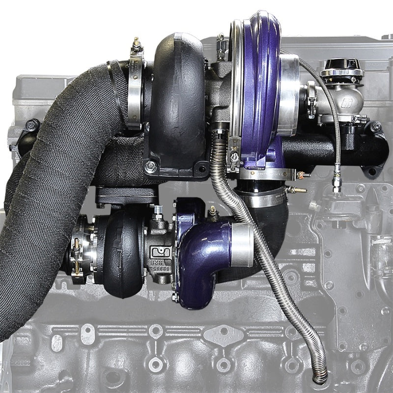 ATS Diesel 03-07 Dodge Cummins 5.9L Aurora 4000/7500 Compound Turbo Kit - 202A472272