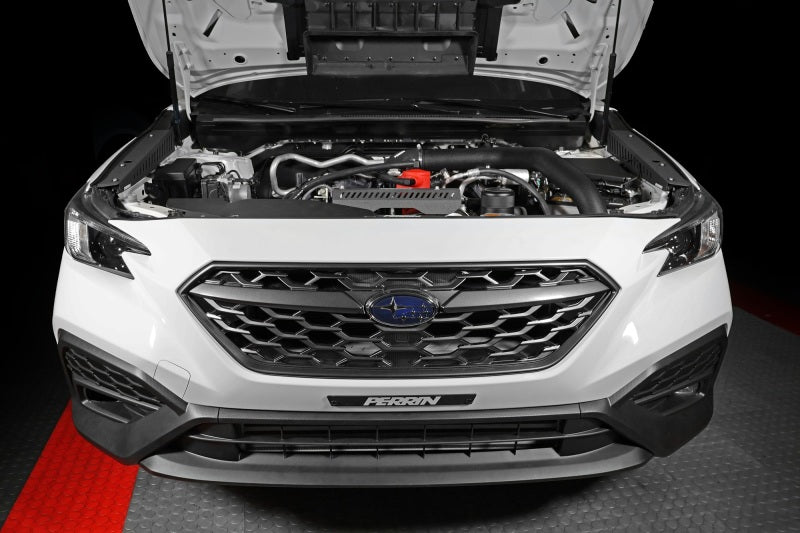 Perrin 22-23 Subaru WRX Front Mount Intercooler Kit (Black Tubes &amp; Silver Core) - PSP-ITR-441SL/BK