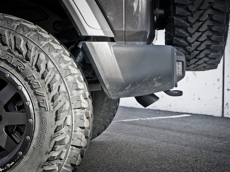 aFe MACH Force-Xp 2.5in 409SS Catback High-Tuck Exhaust 18-21 Jeep (JL) 3.6L 4-Door - Black Tip - 49-48065-1B