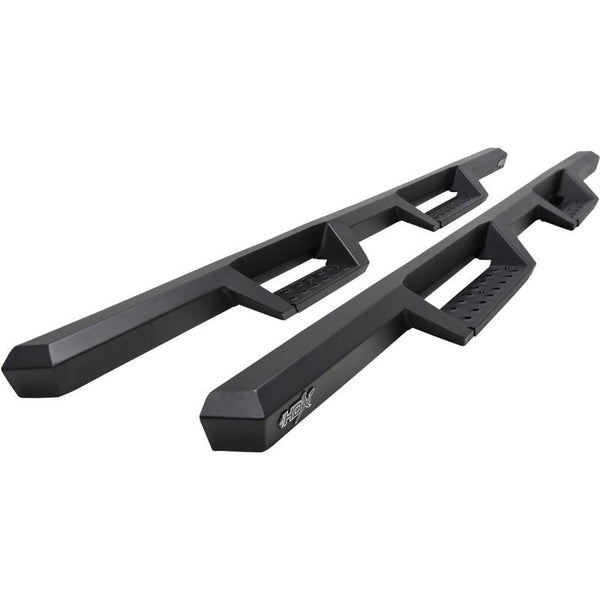 Westin 2020 Jeep Gladiator HDX Drop Nerf Step Bars - Textured Black - 56-14165 for 2020-2025 Jeep Gladiator - front view