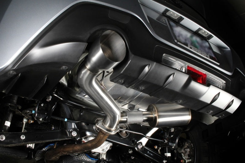 Perrin 22+ BRZ/GR86 Axle Back Exhaust SS (Single Side Exit w/Helmholtz Chamber) - PSP-EXT-368BR