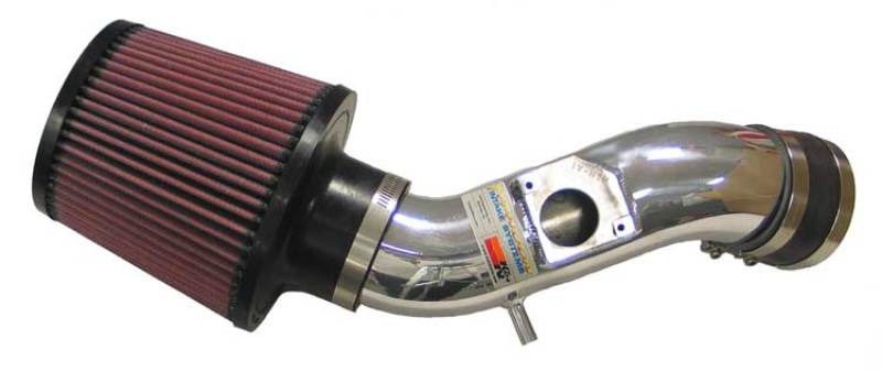 K&N Toyota Corolla L4-1.8L Polished Typhoon Short Ram Intake - 69-8751TP for 2001-2007 Toyota Corolla - front view