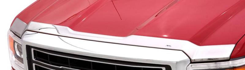 AVS 08-18 Toyota Sequoia Aeroskin Low Profile Hood Shield - Chrome - 622007