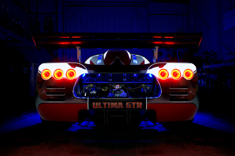 Oracle Ultima GTR LED Waterproof Tail Light Halo Kit - 6 Rings - Red SEE WARRANTY - 1291-003