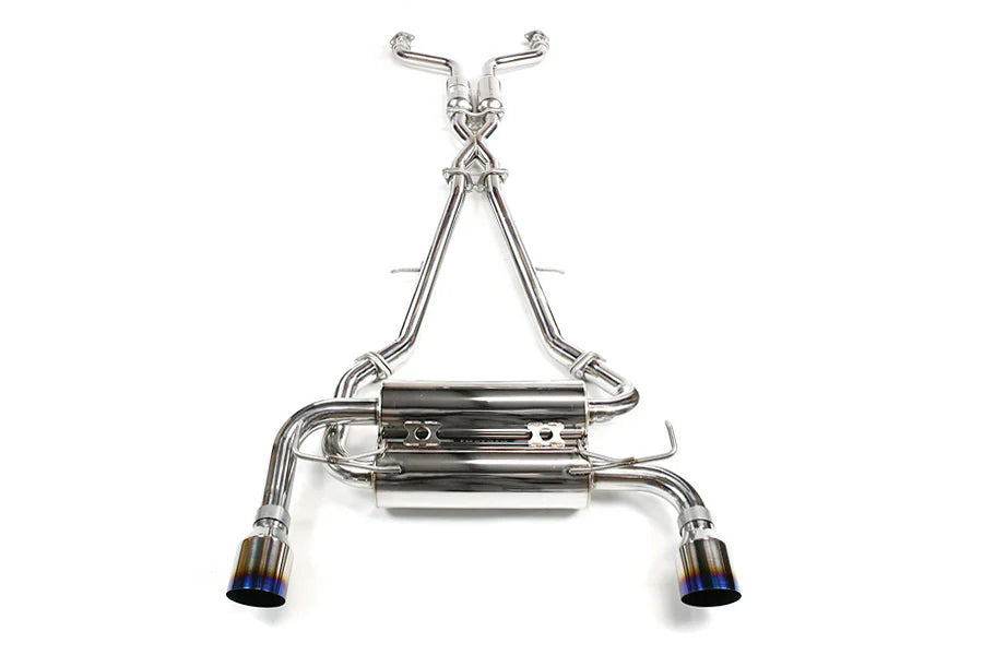 Invidia 07+ Infiniti G37 Coupe Gemini Single Layer Titanium Tip Cat-back Exhaust