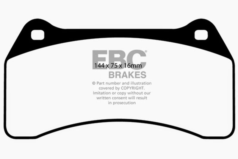 EBC 03-06 Jaguar XJR 4.2 Supercharged Redstuff Front Brake Pads - DP31462C