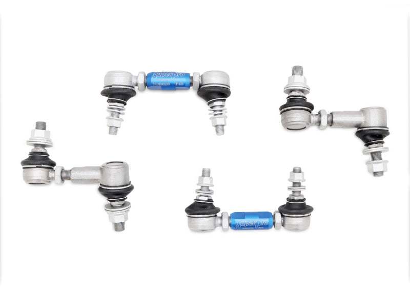 SuperPro 03-09 Nissan 350Z HD Adjustable End Link Set (TRC1045 + TRC1225A) - TRCLNKSET16
