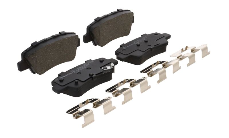 Brembo OE 2017 Hyundai Elantra/18-22 Ioniq/18-19 Sonata/16-17 Veloster Low-Met Brake Pad - Rear - P30094