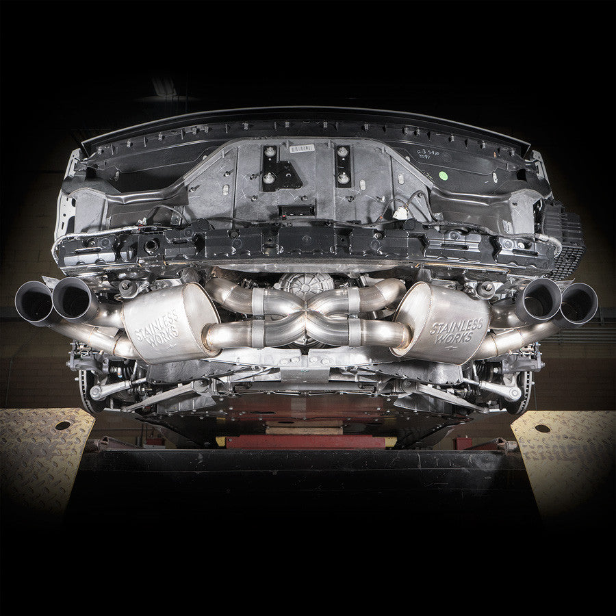 Stainless Works - 2020-26 Corvette C8 Exhaust System - C8CBL-B