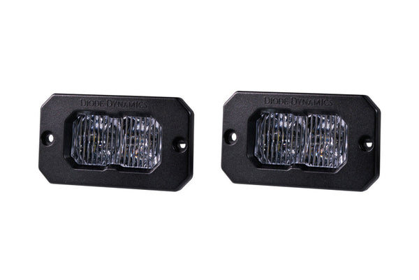 Diode Dynamics Stage Series 2 In LED Pod Pro - White Fog Flush ABL (Pair) - DD6432P by Diode Dynamics - front view