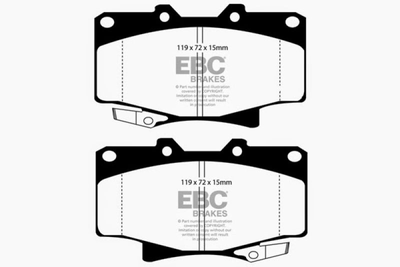EBC 96-97 Lexus LX450 4.5 Greenstuff Front Brake Pads - DP6992