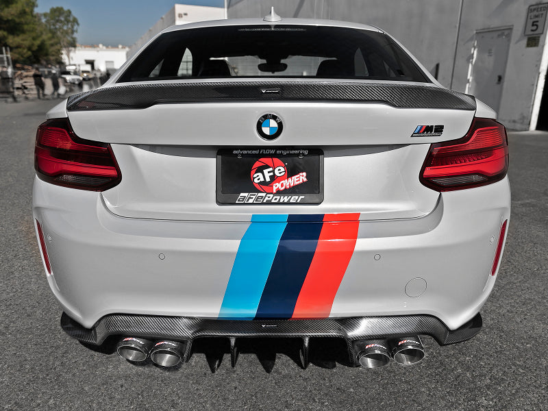 aFe 20-22 Audi RS6 Avant V8 4L (tt) MACH Force-Xp 3in to 2.5in 304 SS Cat-Back Exhaust w/ Carbon Tip - 49-36448-C