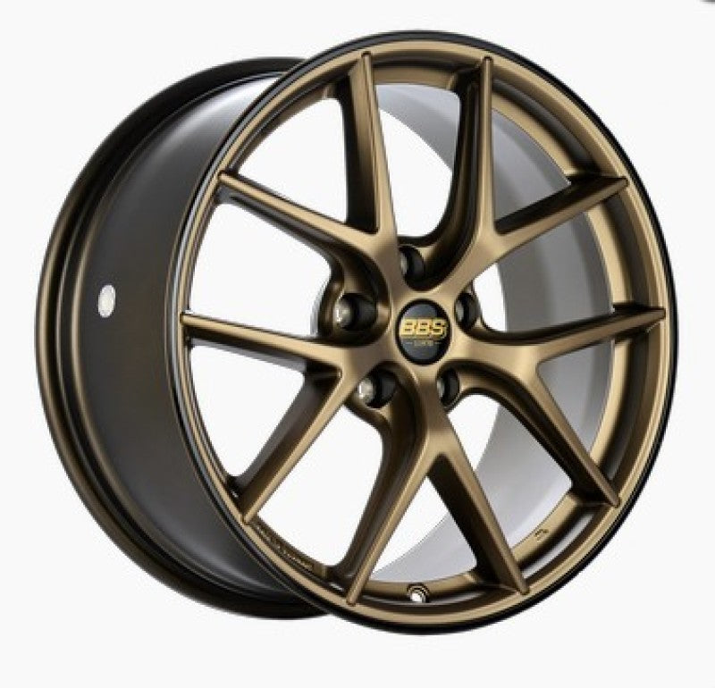 BBS CI-R 19x8.5 5x120 ET35 Bronze Polished Rim Protector Wheel -82mm PFS/Clip Required - CI2102MBZ