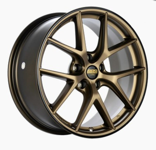 BBS CI-R 20x8.5 5x120 ET32 Bronze Polished Rim Protector Wheel -82mm PFS/Clip Required - CI0102MBZ by BBS