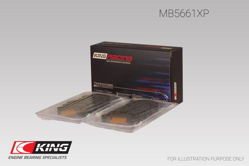 King Audi/VW ADZ/ AWT/ APK/ BHP/ BPY/ AKS (Size STDX) Main Bearing Set - MB5661XPSTDX