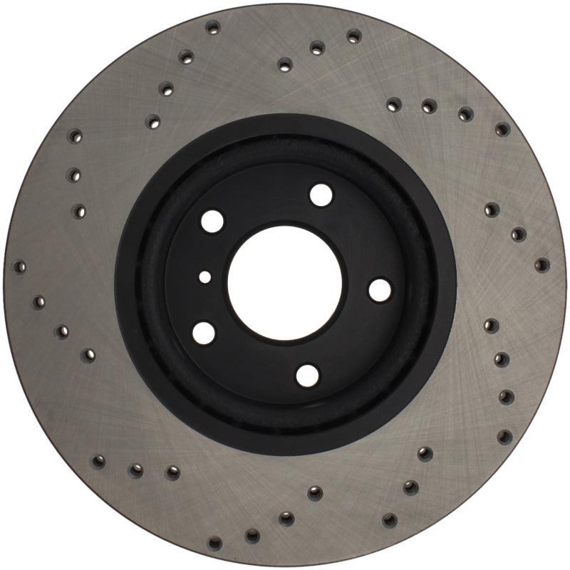 StopTech 08-09 Infiniti EX35 / 05-08 G35 / 09 G37 / 06-09 M35/M45 Drilled Right Front Rotor - 128.42080R