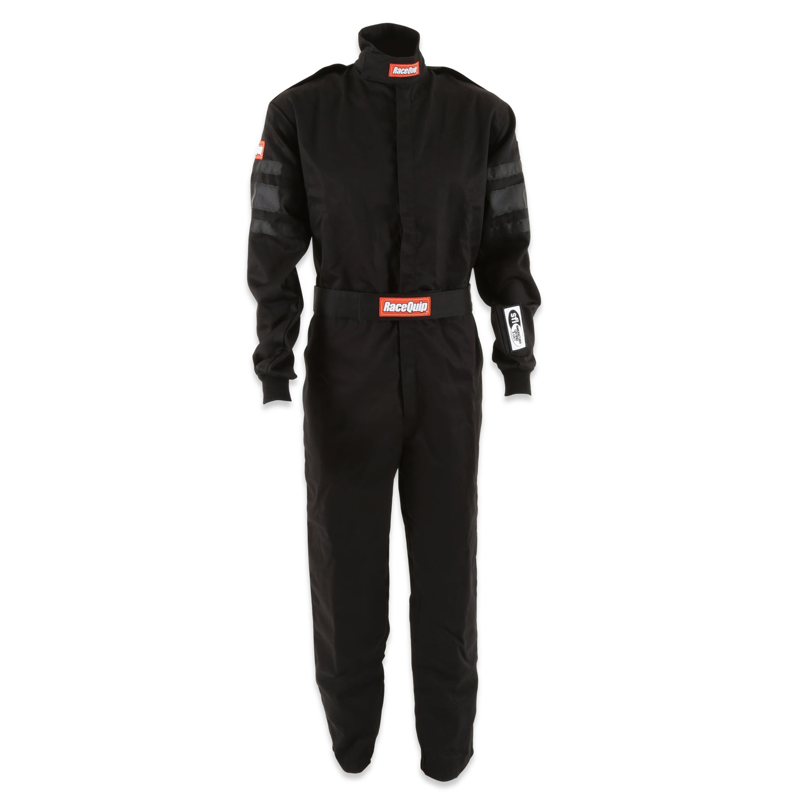 RaceQuip Black SFI-1 1-L Suit - Large