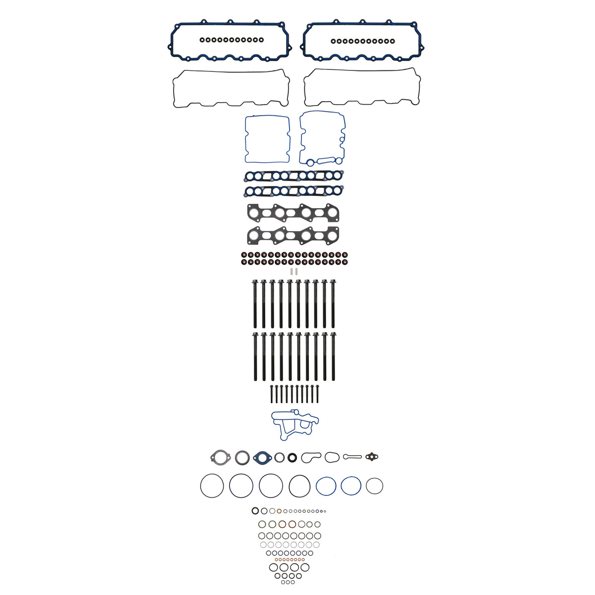 Fel-Pro Ford F-250 Super Duty HSUB 26374 Engine Cylinder Head Gasket Set Head Gasket Sold Separately - HSUB26374 for 2003-2007 Ford F-250 - front view