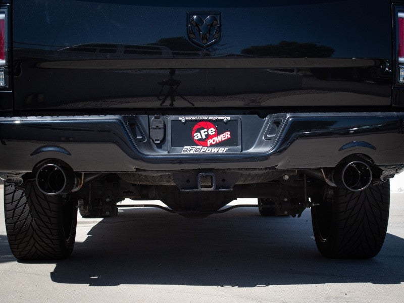 aFe 09-18 Ram 1500 V8 5.7L Hemi Gemini XV 3in 304 SS Cat-Back Exhaust w/ Black Tips - 49-32083-B