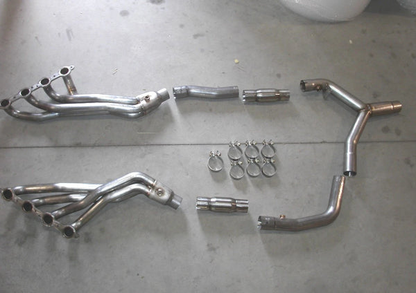 Stainless Works - 2001-02 Chevy Camaro Long Tube Header Kit - CA0102CAT
