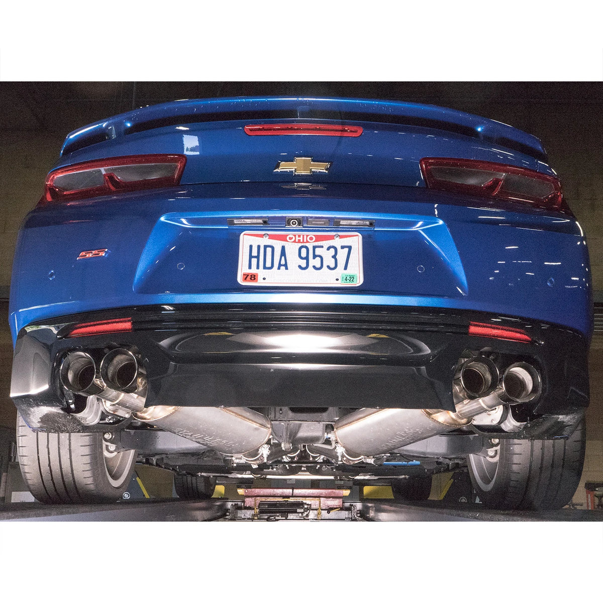 Stainless Works - 2016-24 Chevy Camaro SS Axleback - CA16RVMKSPCR