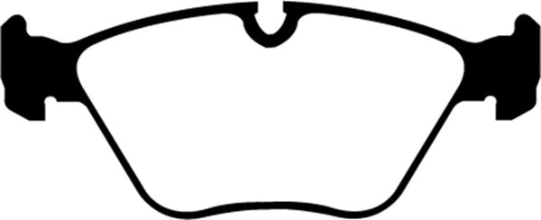 EBC 04-06 BMW X3 2.5 (E83) Ultimax2 Front Brake Pads - UD946 for 2004-2011 BMW X3 - close-up