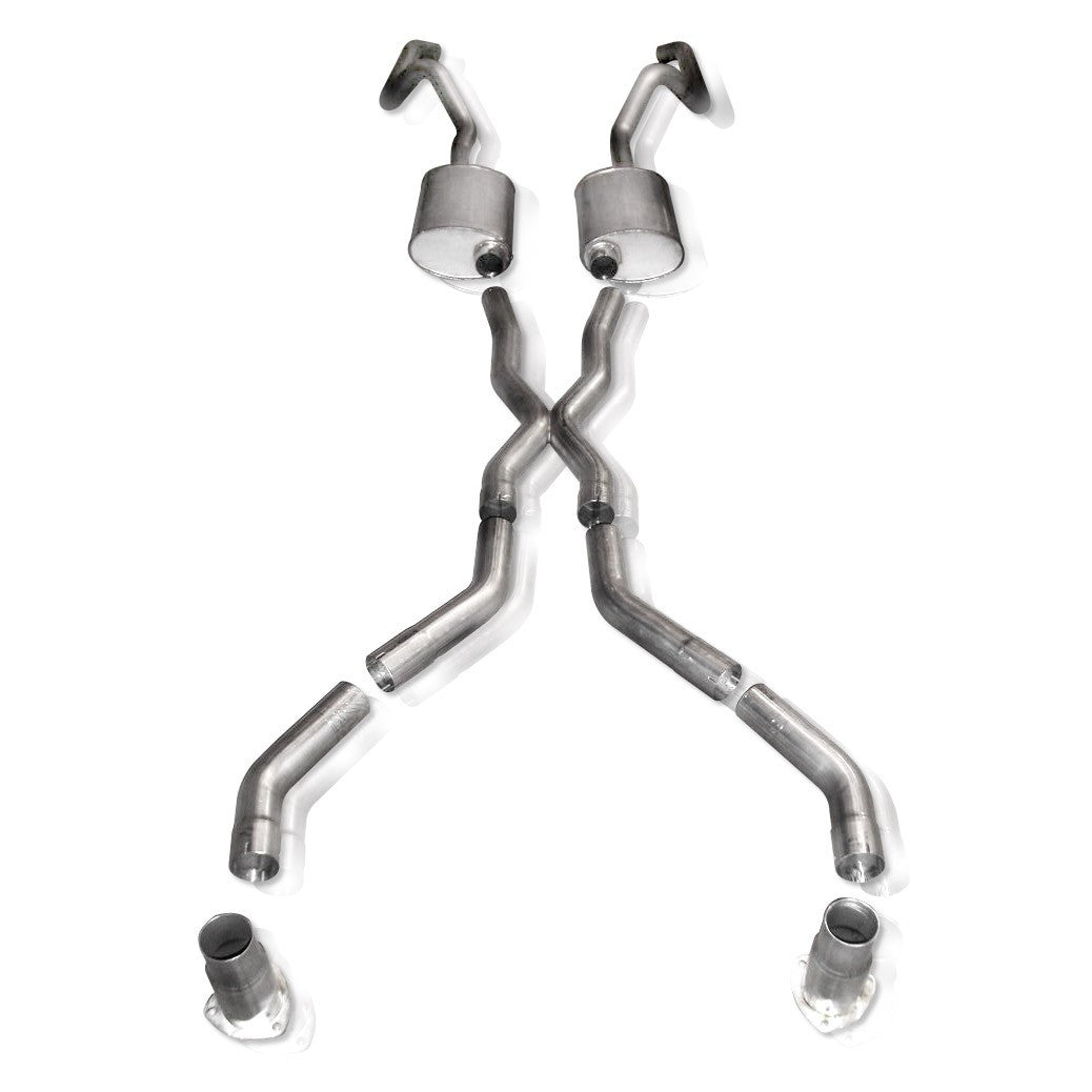 Stainless Works - 1967-69 Chevy Camaro Small Block/Big Block Catback For Headers - CA67693CS