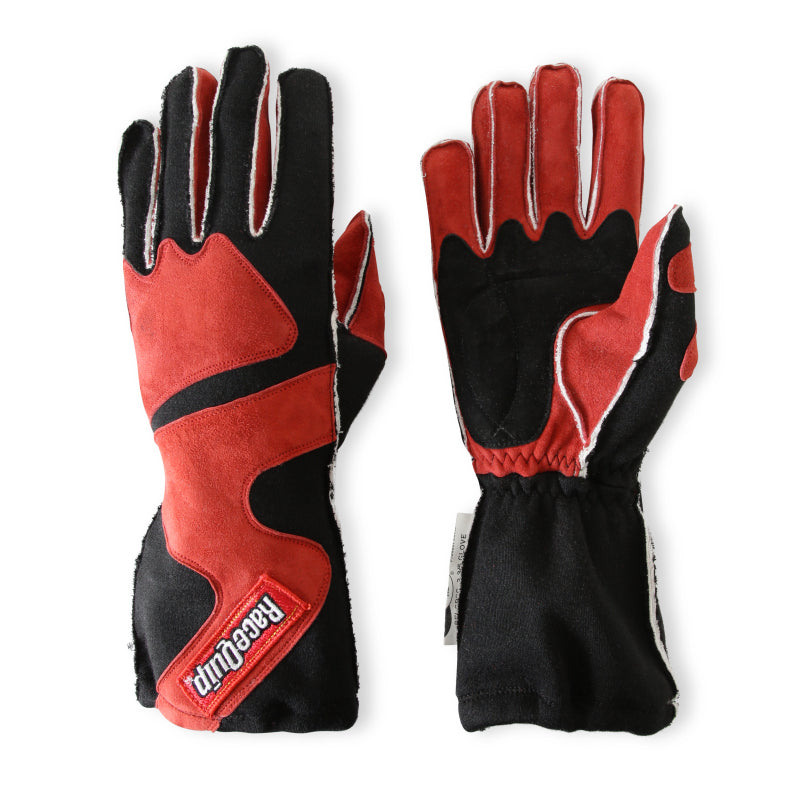 RaceQuip SFI-5 Red/Black Small Outseam w/ Closure Glove - 356102RQP