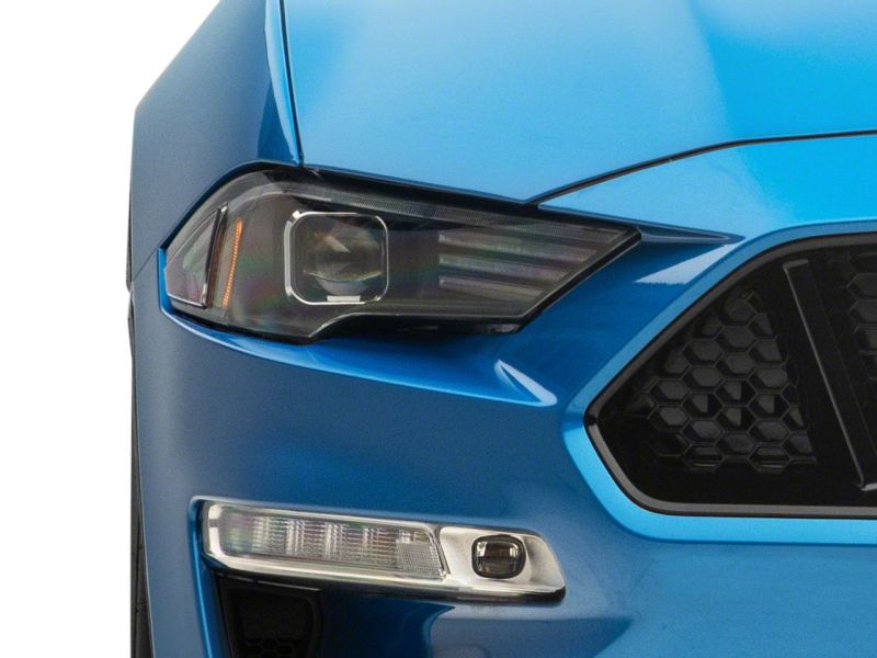 Raxiom 18-23 Ford Mustang GT EcoBoost LED Projector Headlights- Blk Housing (Clear Lens) - 407614