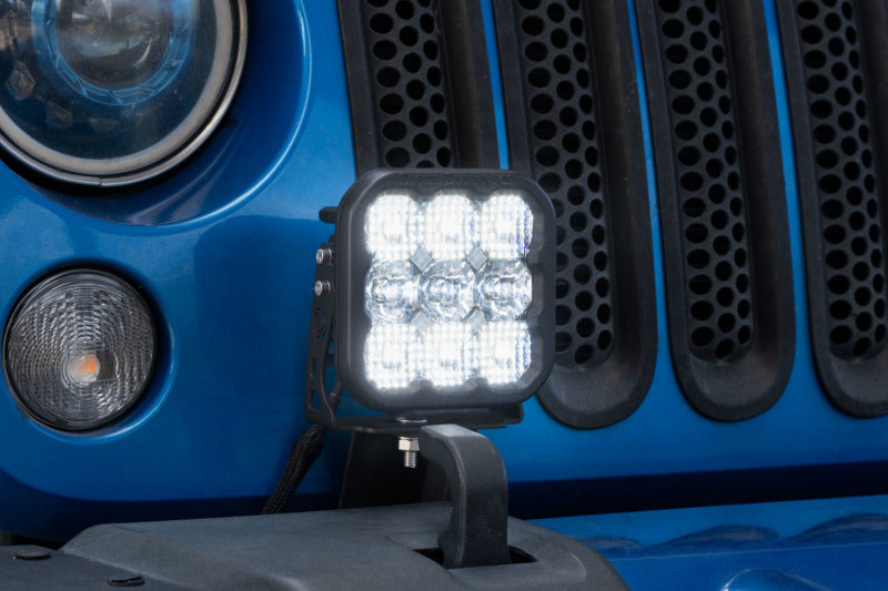 Diode Dynamics 07-18 Jeep JK Wrangler SS5 Bumper LED Pod Light Kit - Yellow Pro Driving - DD7287