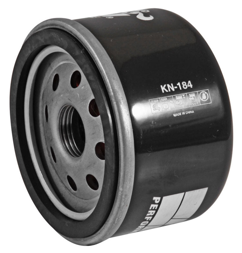 K&amp;N Oil Filter 2.688in Height x 3.031in OD Powersports - Canister - KN-184