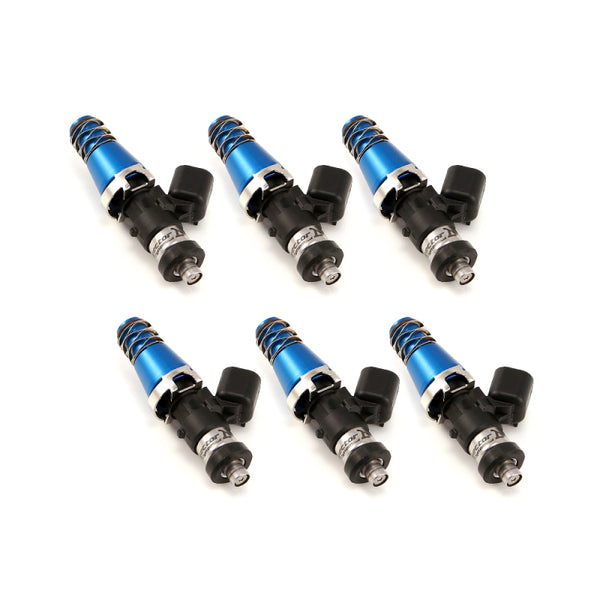 Injector Dynamics 1340cc Injectors - 60mm Length - 11mm Blue Top - Denso Lower Cushion (Set of 6) - 1300.60.11.D.6 by Injecto