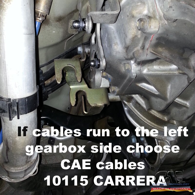 CAE Shift Cable Kit Porsche 997 Carrera C2 & C4