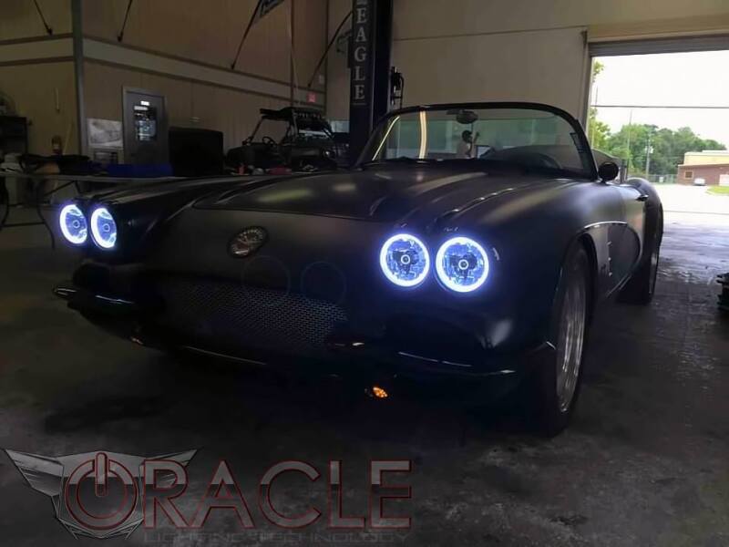 Oracle Pre-Installed Lights 5.75 IN. Sealed Beam - ColorSHIFT Halo SEE WARRANTY - 6904-333