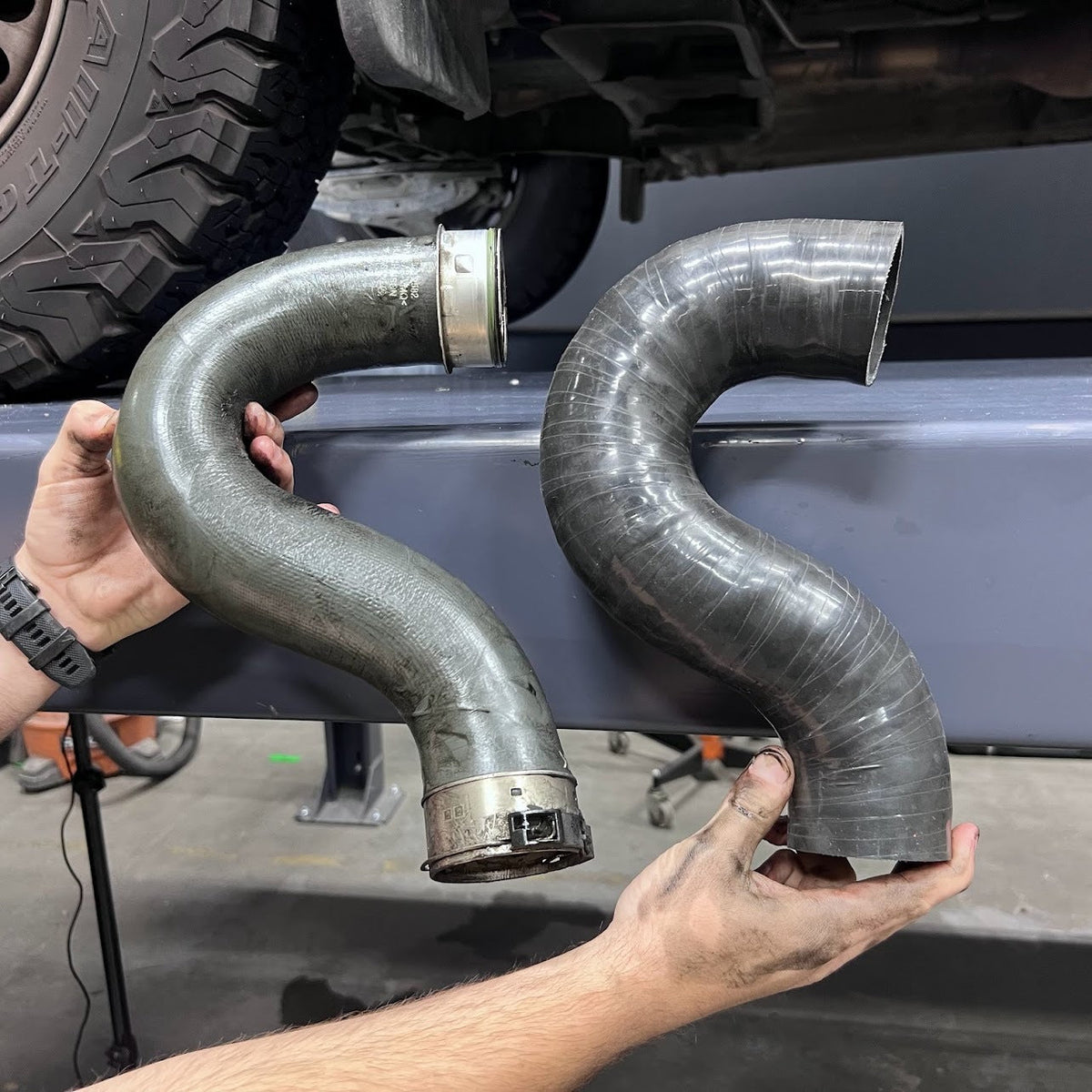 S&amp;B Cold Side Intercooler Pipe for 2019-2022 Mercedes Sprinter 3.0L Diesel - 83-2006
