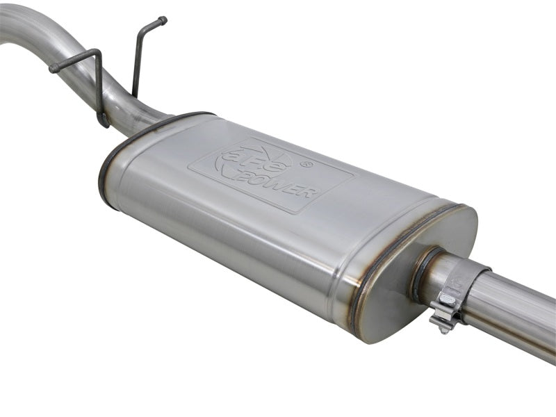 aFe MACH Force-Xp Hi-Tuck 3in. 409 SS C/B Exhaust 15-18 GM Colorado L4-2.5L/V6-3.6L - Polished Tip - 49-44099-P