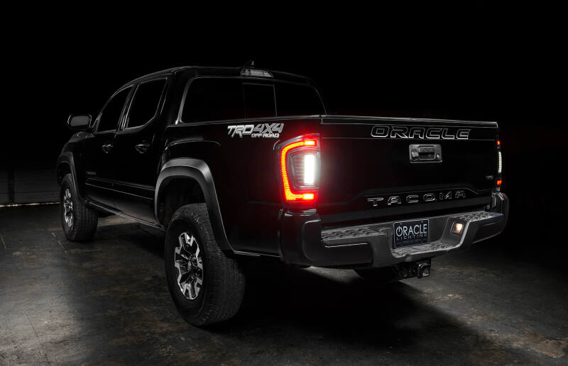 Oracle Lighting 16-23 Gen 3 Toyota Tacoma Black Series Flush Style LED Tail Lights SEE WARRANTY - 5911-504-T