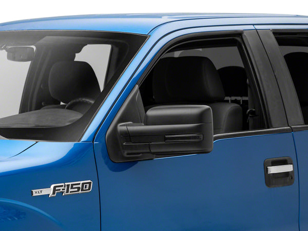 Raxiom 09-14 Ford F-150 Axial Series White LED Mirror Turn Signal- Smoked - T556986 for 2009-2014 Ford F 150 - front view