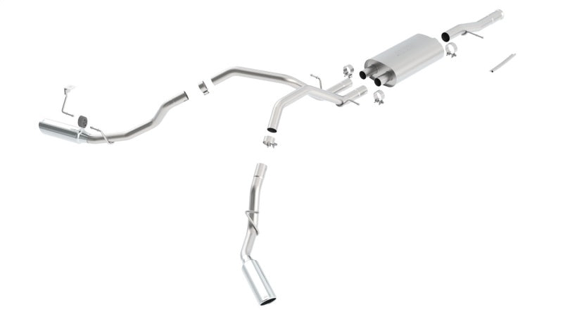 Borla 09-12 Chevrolet Silverado / 09-12 GMC Sierra 1500 WT/SLE/LT 4.8L/5.3L/6.0L SS Catback Exhaust - 140342